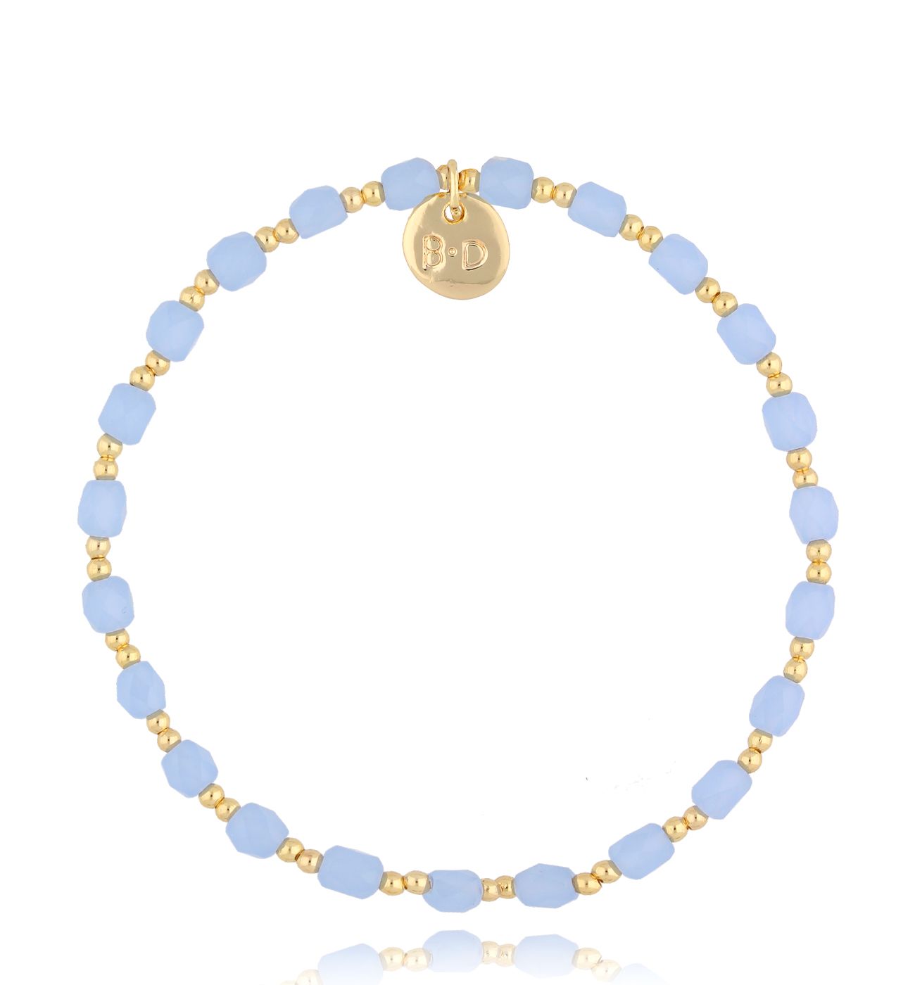 Bransoletka z niebieskimi kryształkami Rigolade - By Dziubeka