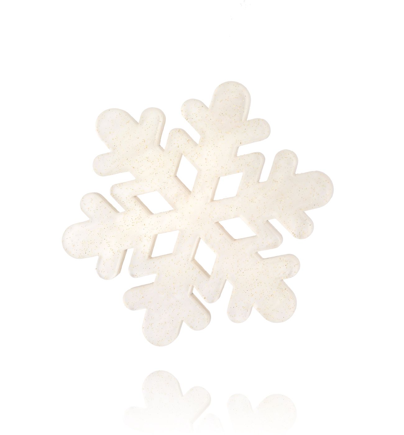 Broszka ze śnieżynką BRZA0106 - By Dziubeka