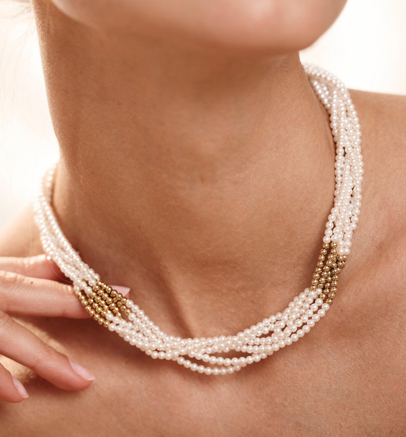 Naszyjnik z perełkami - By Dziubeka