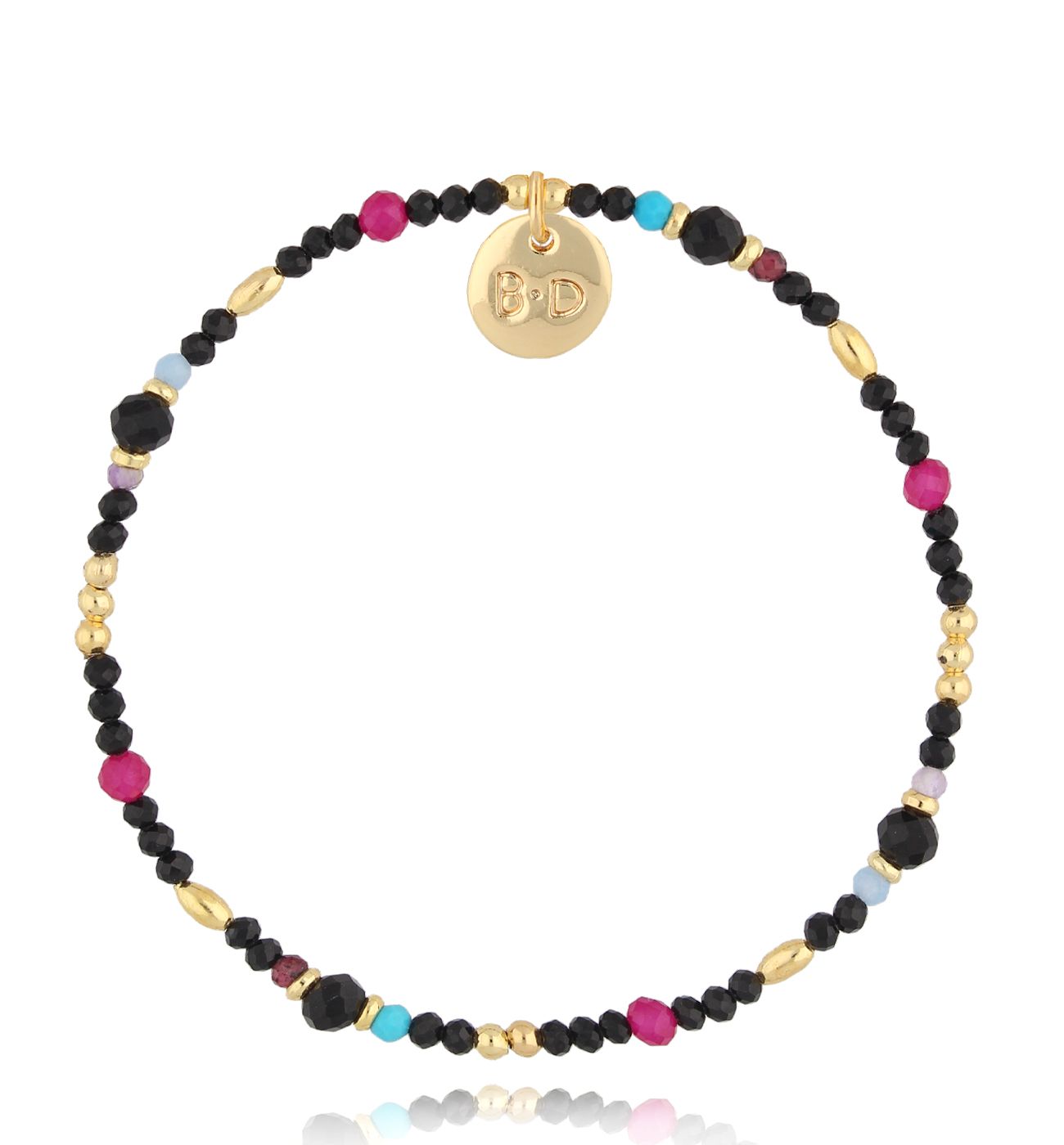 Bransoletka kolorowa z turmalinami Meknes - By Dziubeka