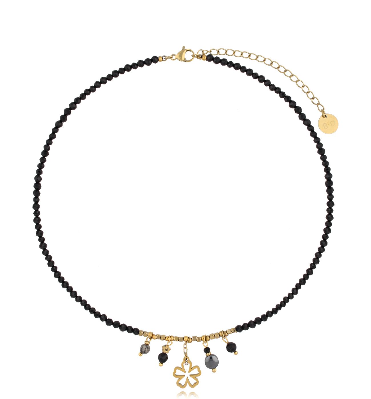 Naszyjnik z turmalinami i zawieszkami Sparkle - By Dziubeka