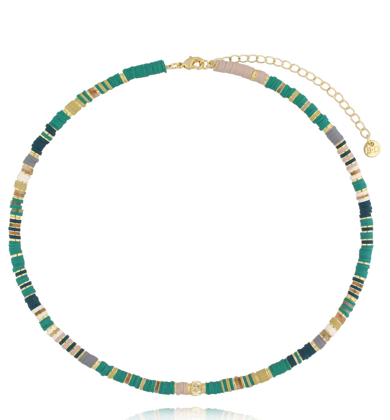 Naszyjnik zielony Bird NSC0604