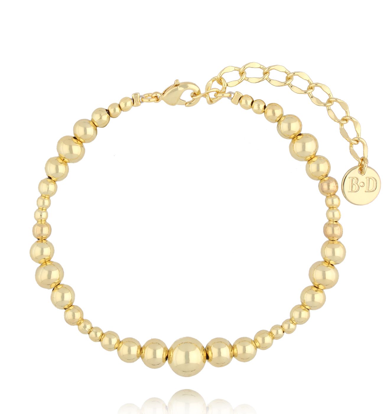 Bransoletka złota z kulkami Aegean Dream - By Dziubeka