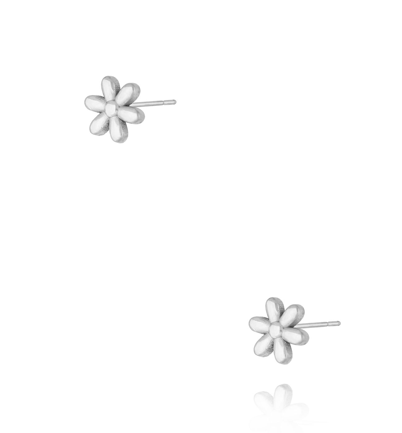 Kolczyki kwiatuszki srebrne KSA2257
