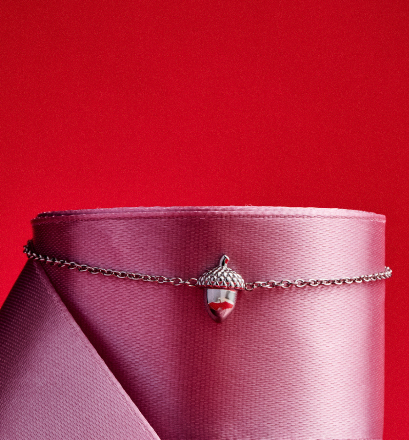 Bransoletka z żołędziem srebrna BSA0799