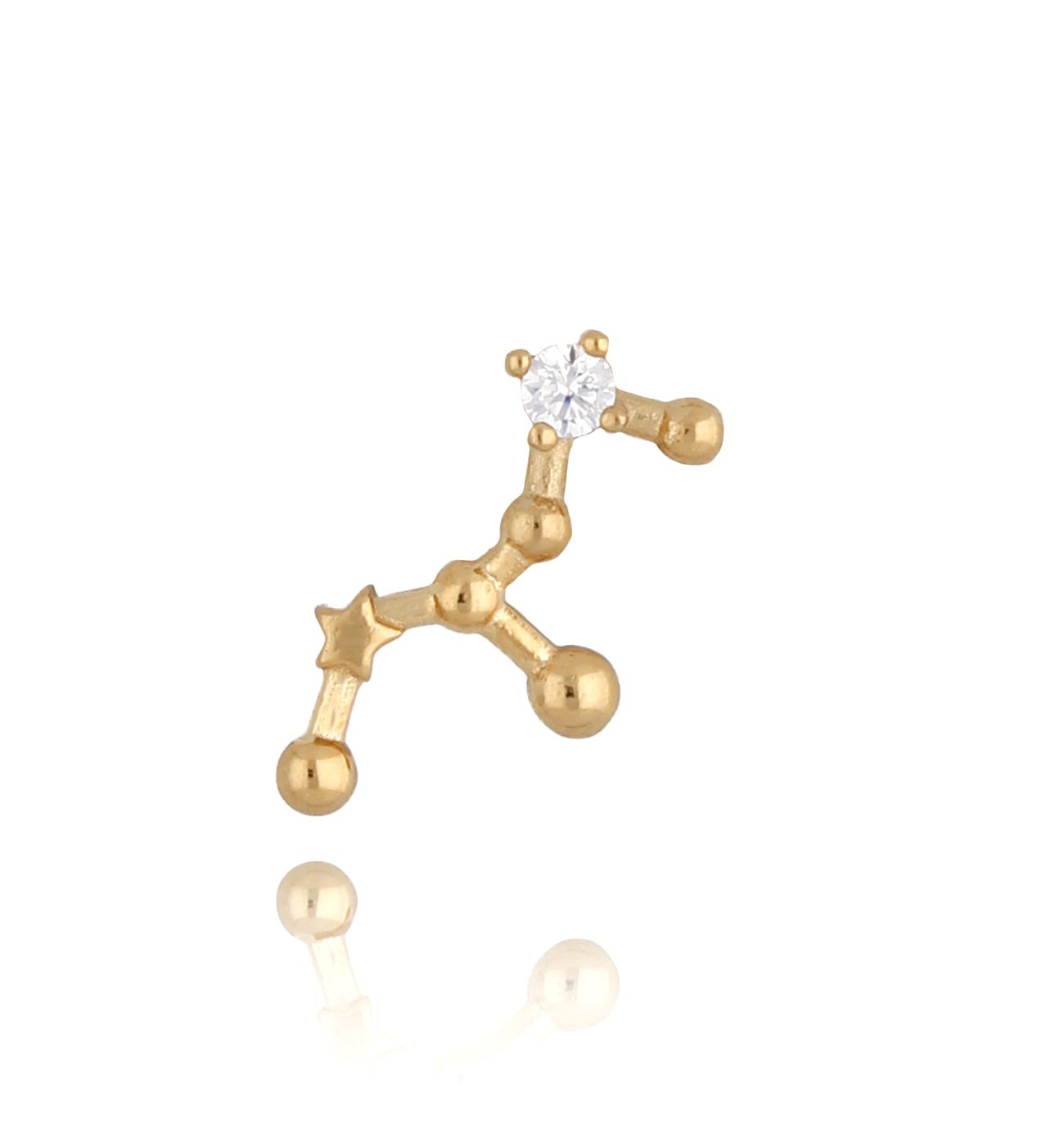 Kolczyk z konstelacją Panna KCON0006 - By Dziubeka