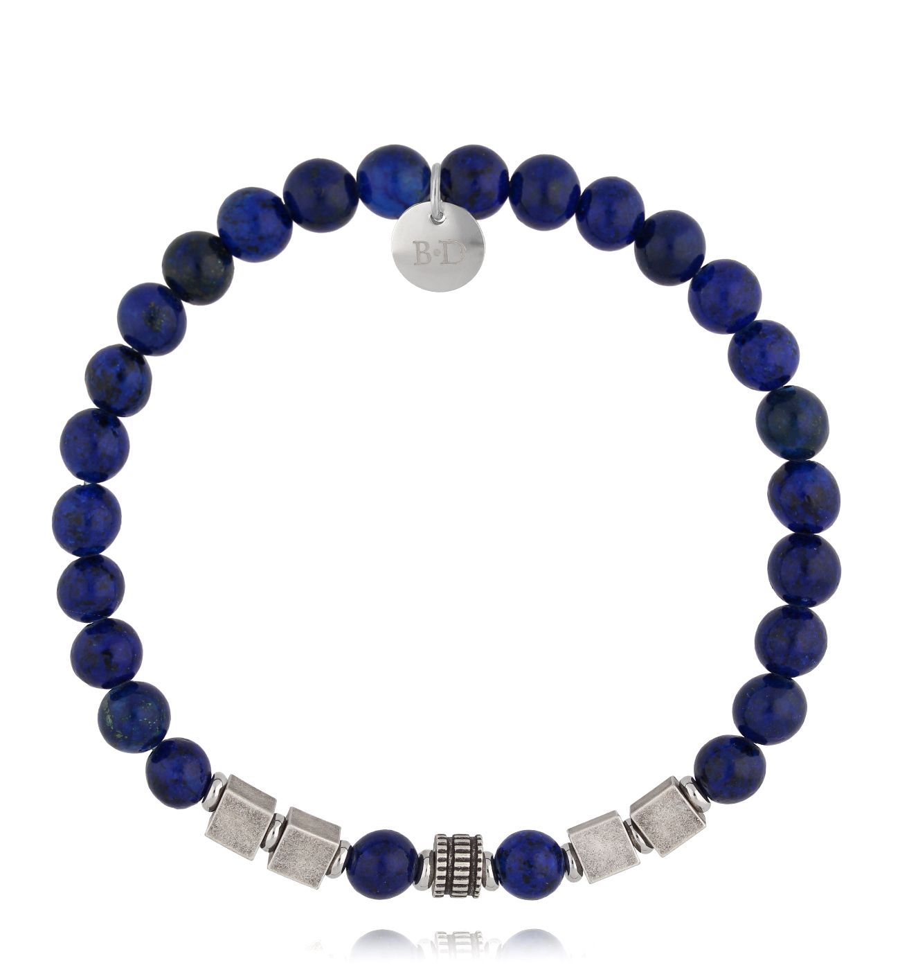 Bransoletka męska z lapisami Murathi 89 - By Dziubeka