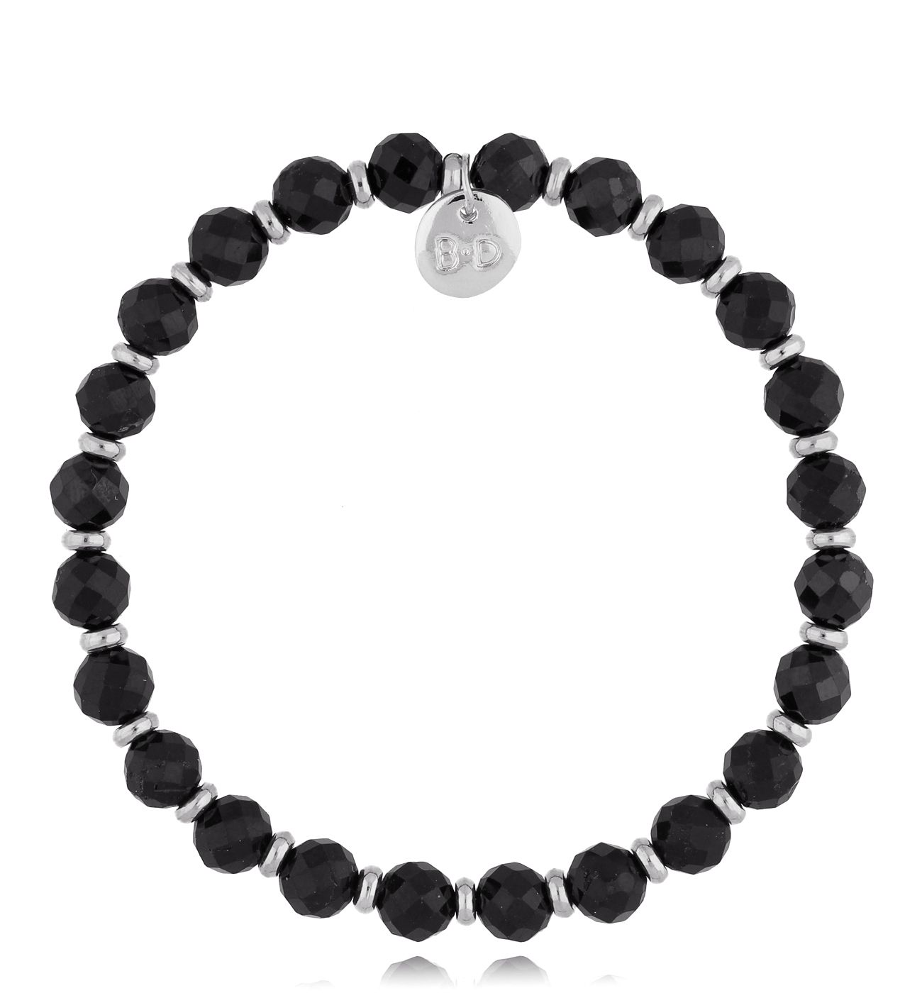 Bransoletka czarna z turmalinami Achir BTW1685