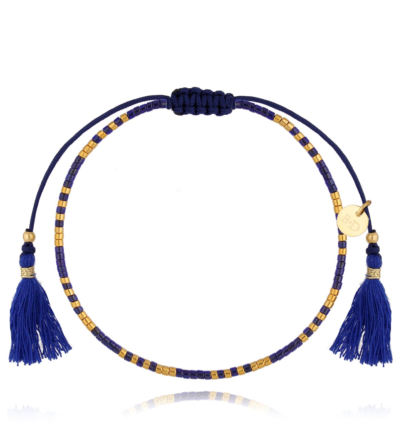 Bransoletka granatowa z chwostami Beads BSC1328