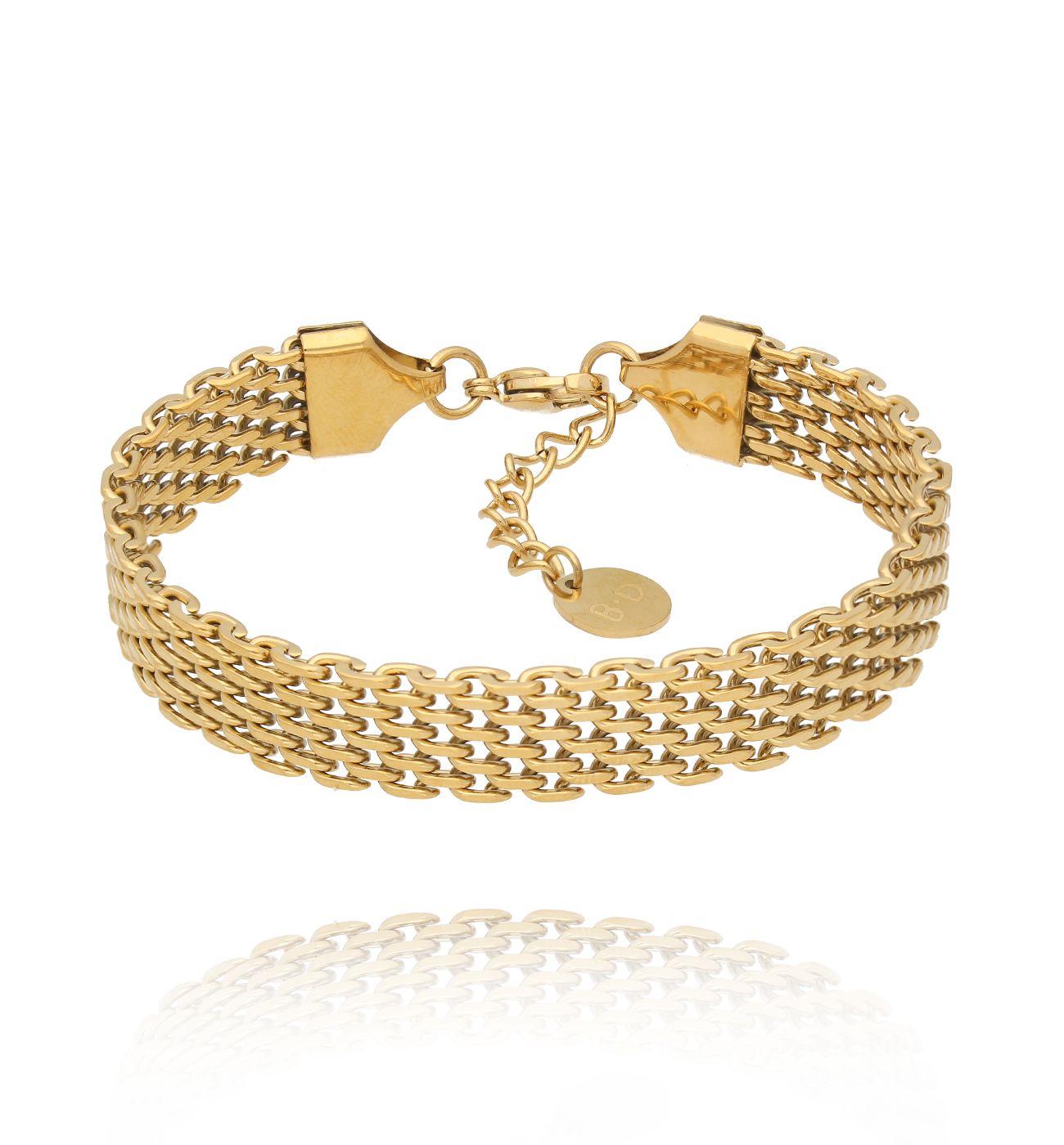 Bransoletka łańcuch złota BSY0205 - By Dziubeka