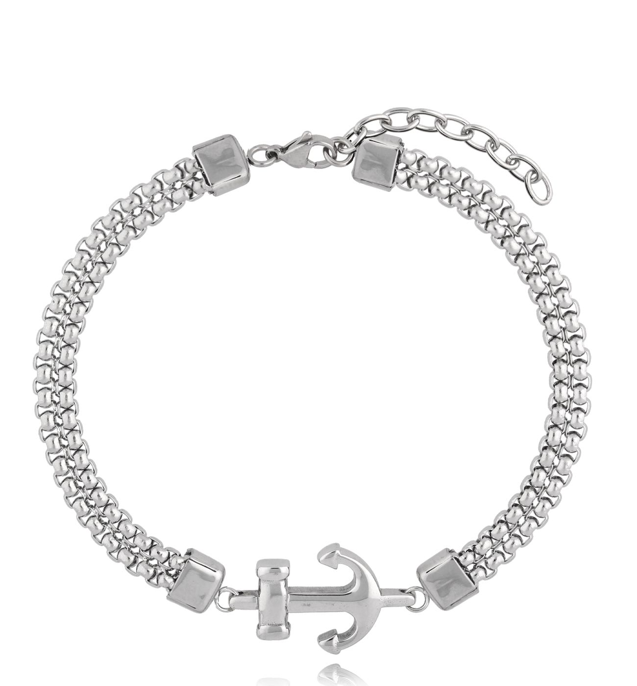 Bransoletka srebrna z kotwicą Gils BMITC0566