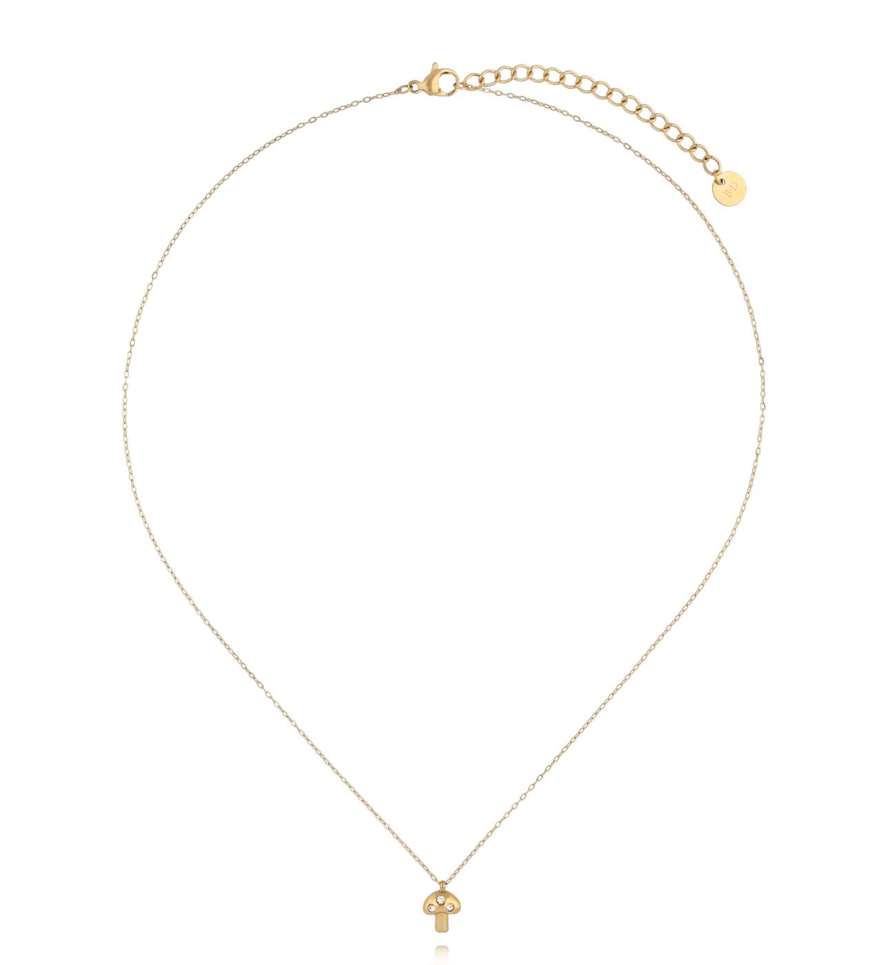 Naszyjnik z grzybkiem złoty NSA1381