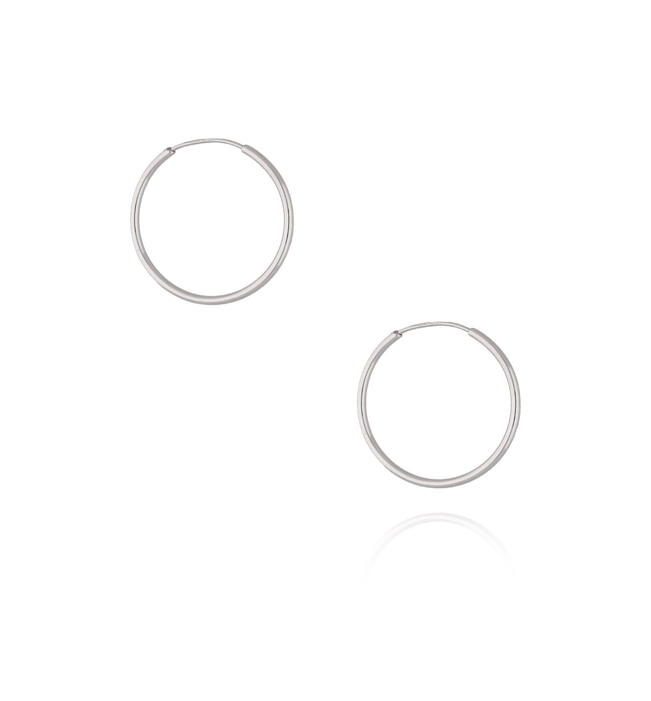 Kolczyki srebrne koła 2,2 cm - By Dziubeka