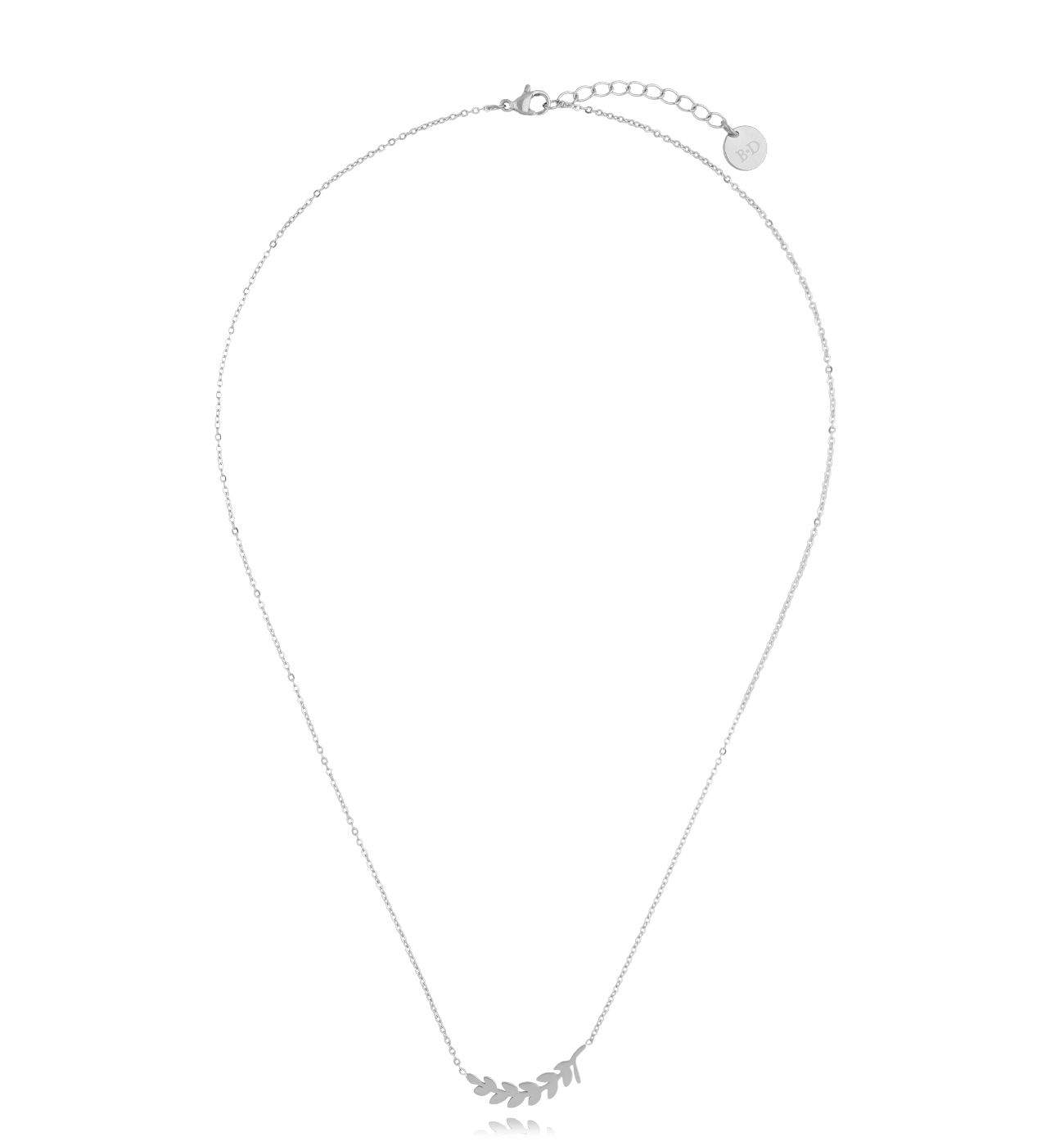 Naszyjnik z listkami srebrny NSY0352