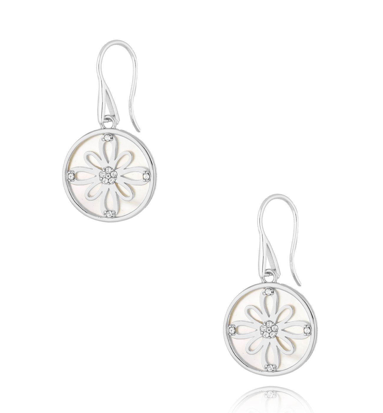 Kolczyki srebrne z kwiatkiem Rayssa KSS1650