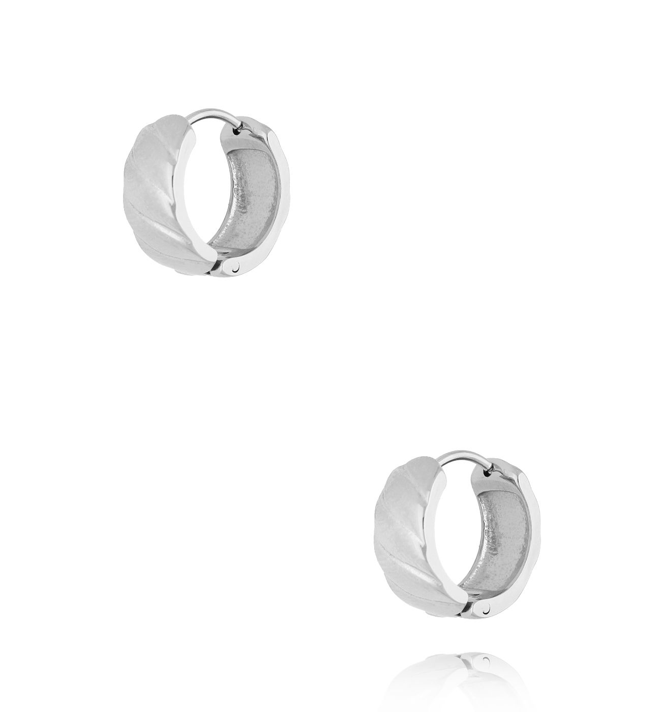 Kolczyki okrągłe srebrne Serenata Sussurrata - By Dziubeka