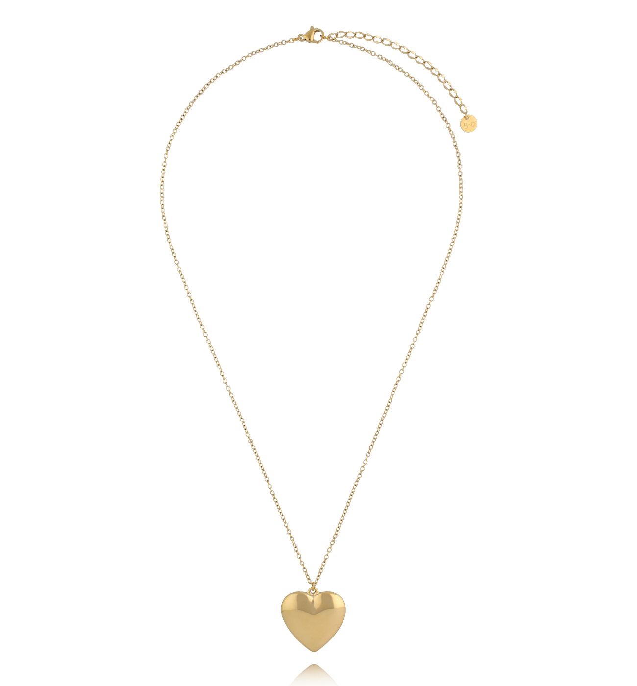 Naszyjnik z sercem złoty NSY0670