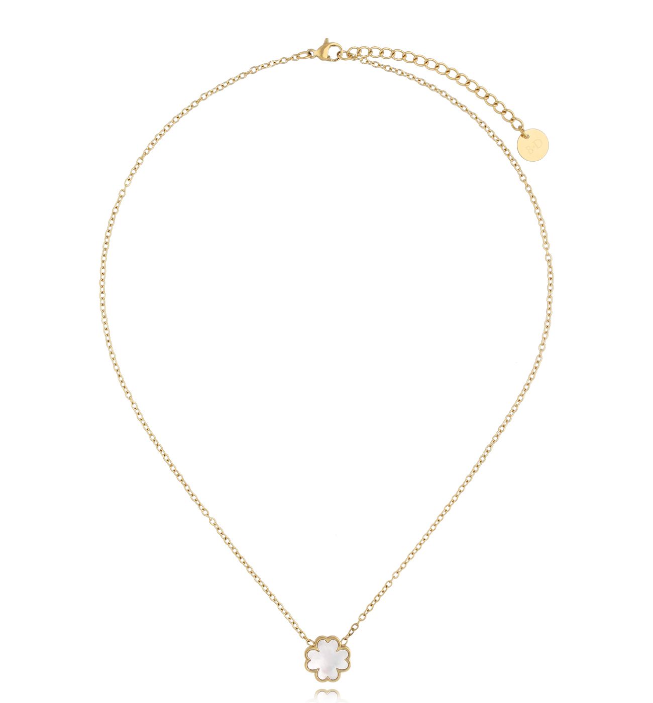 Naszyjnik z koniczynką z masą perłową Clover Spirit NSA1188