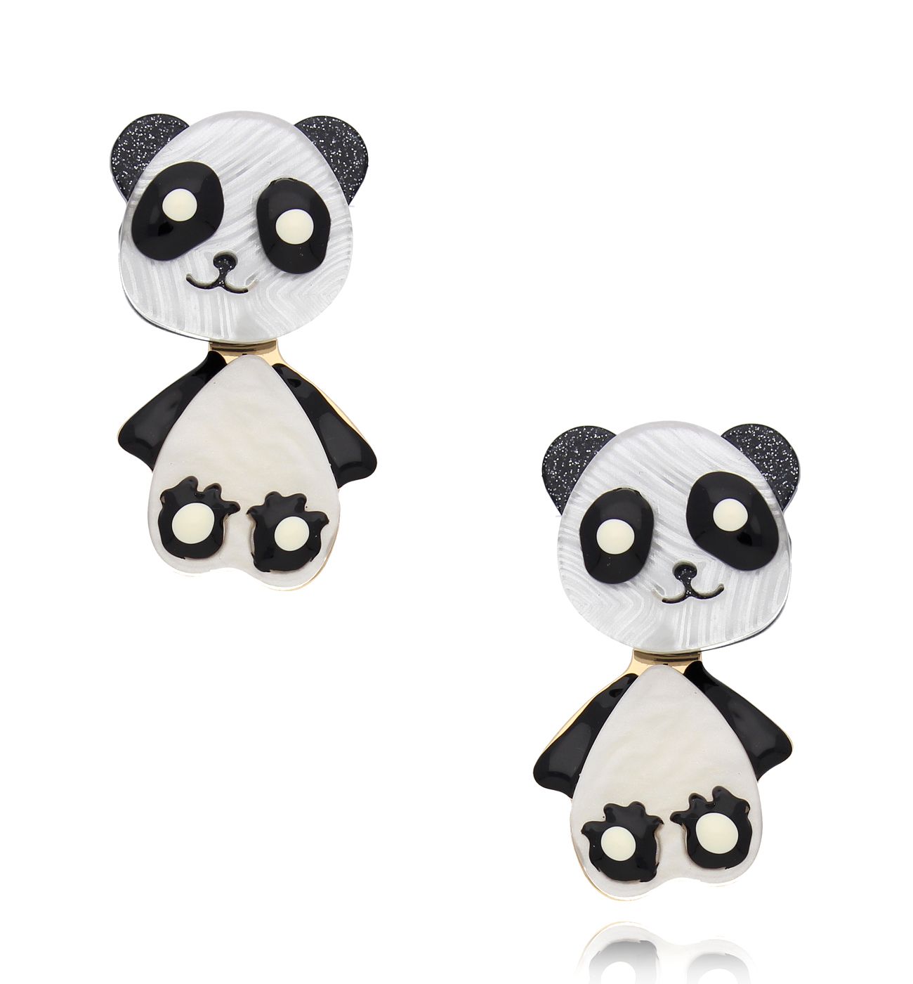 Kolczyki z pandami Giant Panda KZA0113