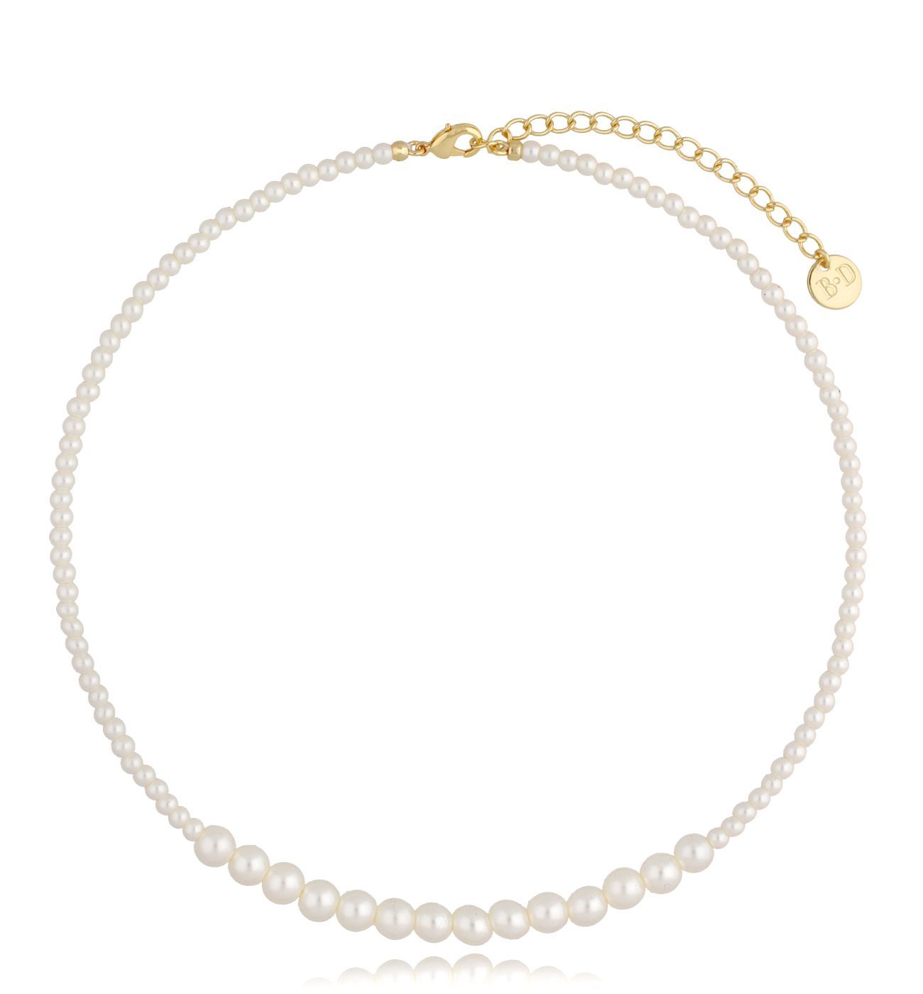 Naszyjnik perłowy 36 cm Cour NPE0164