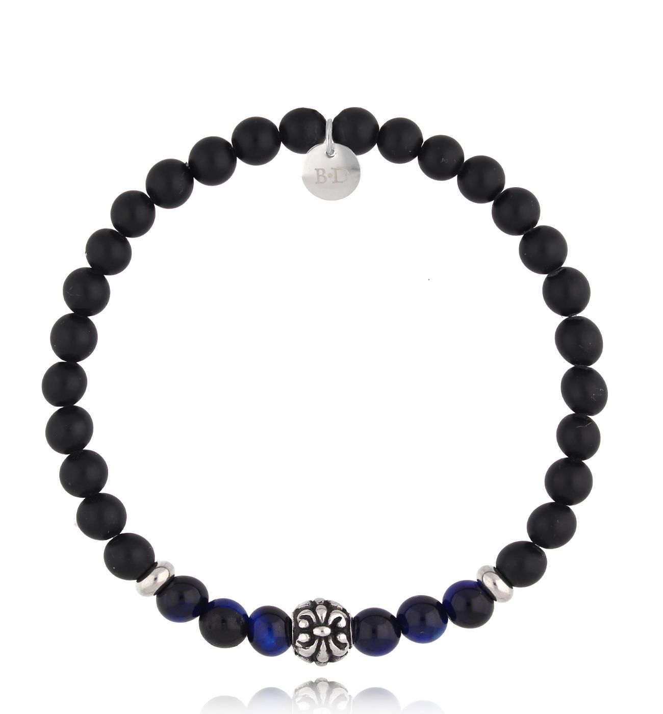 Bransoletka męska czarna Rupert BMITC0612