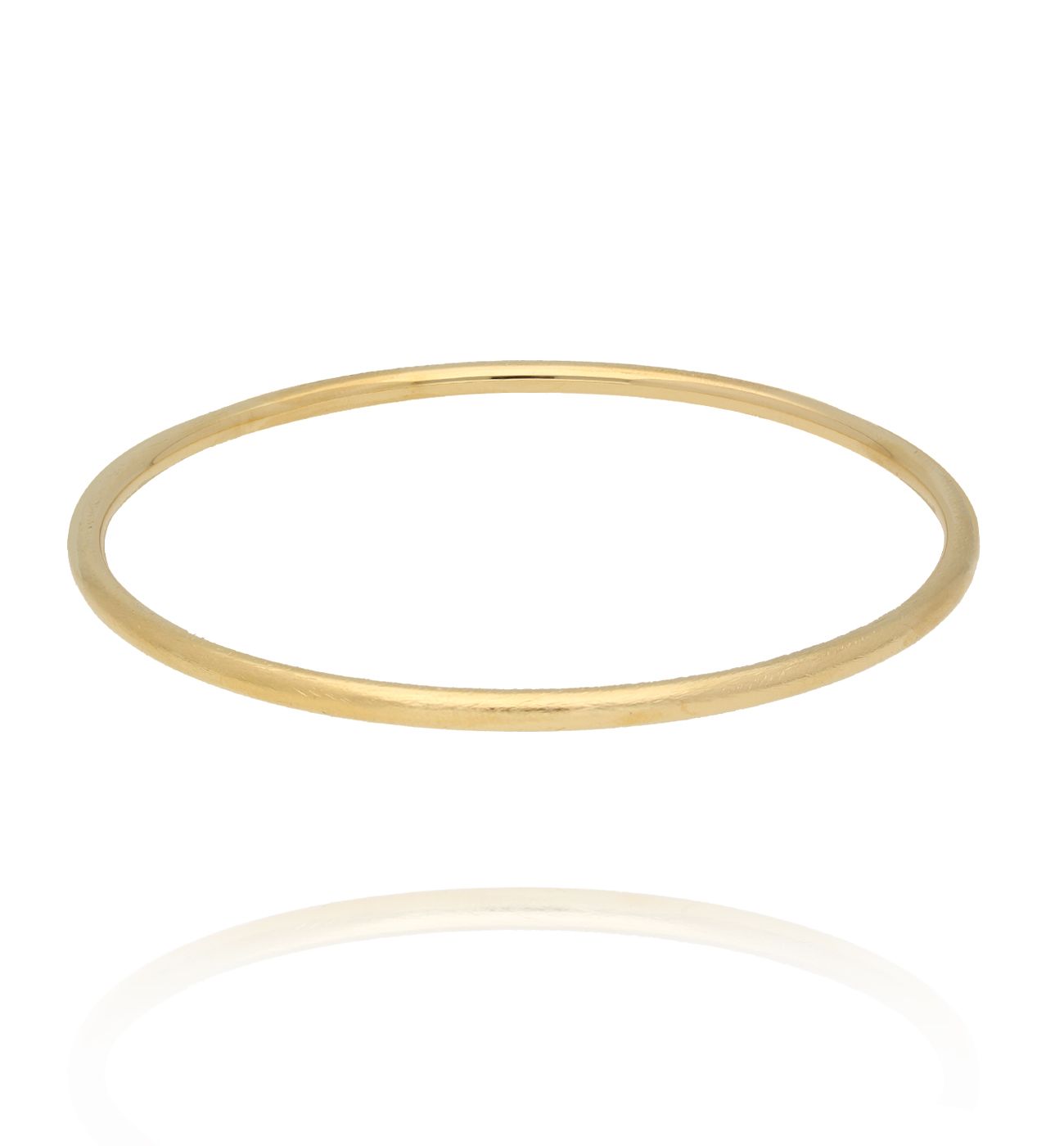 Bransoletka złota obręcz gładka BEA0037