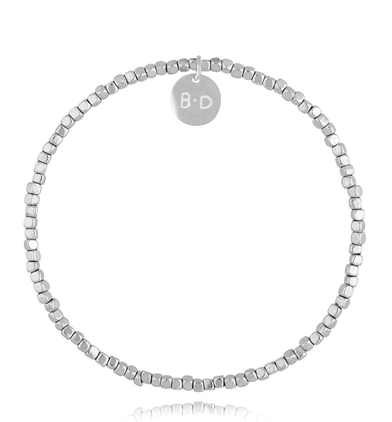 Bransoletka srebrna z hematytami Little Treasure BTW2489