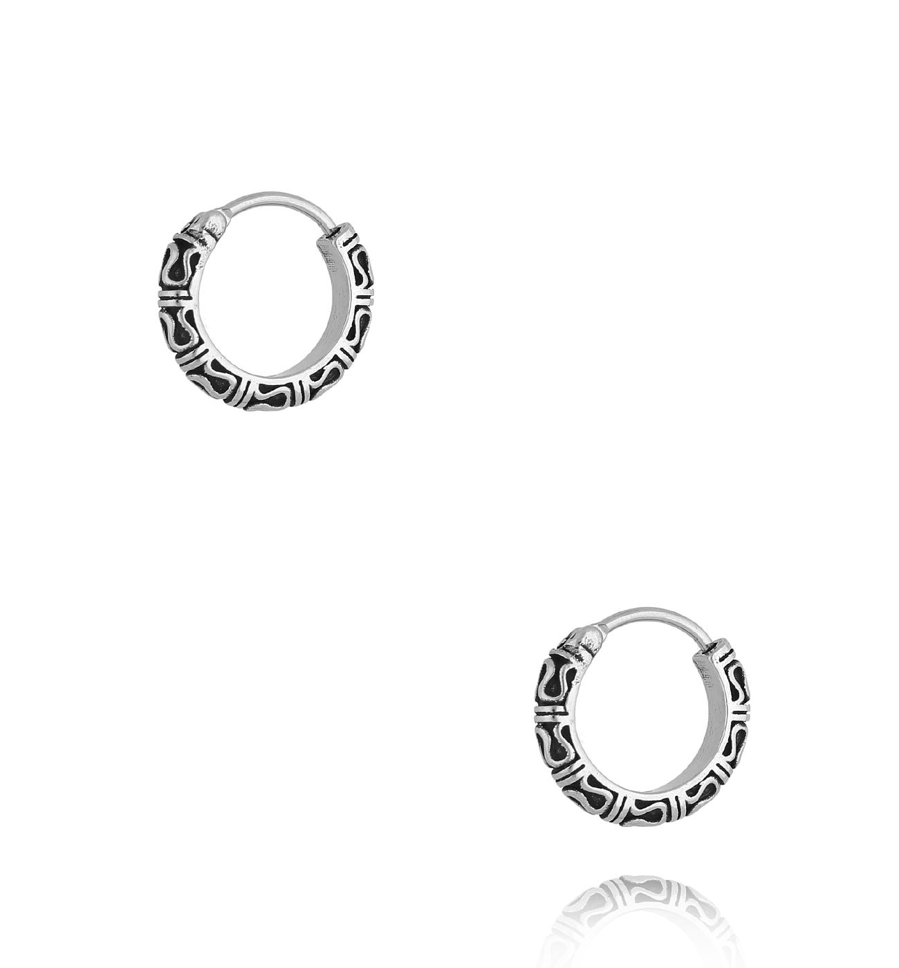 Kolczyki kółeczka srebrne 109 - By Dziubeka