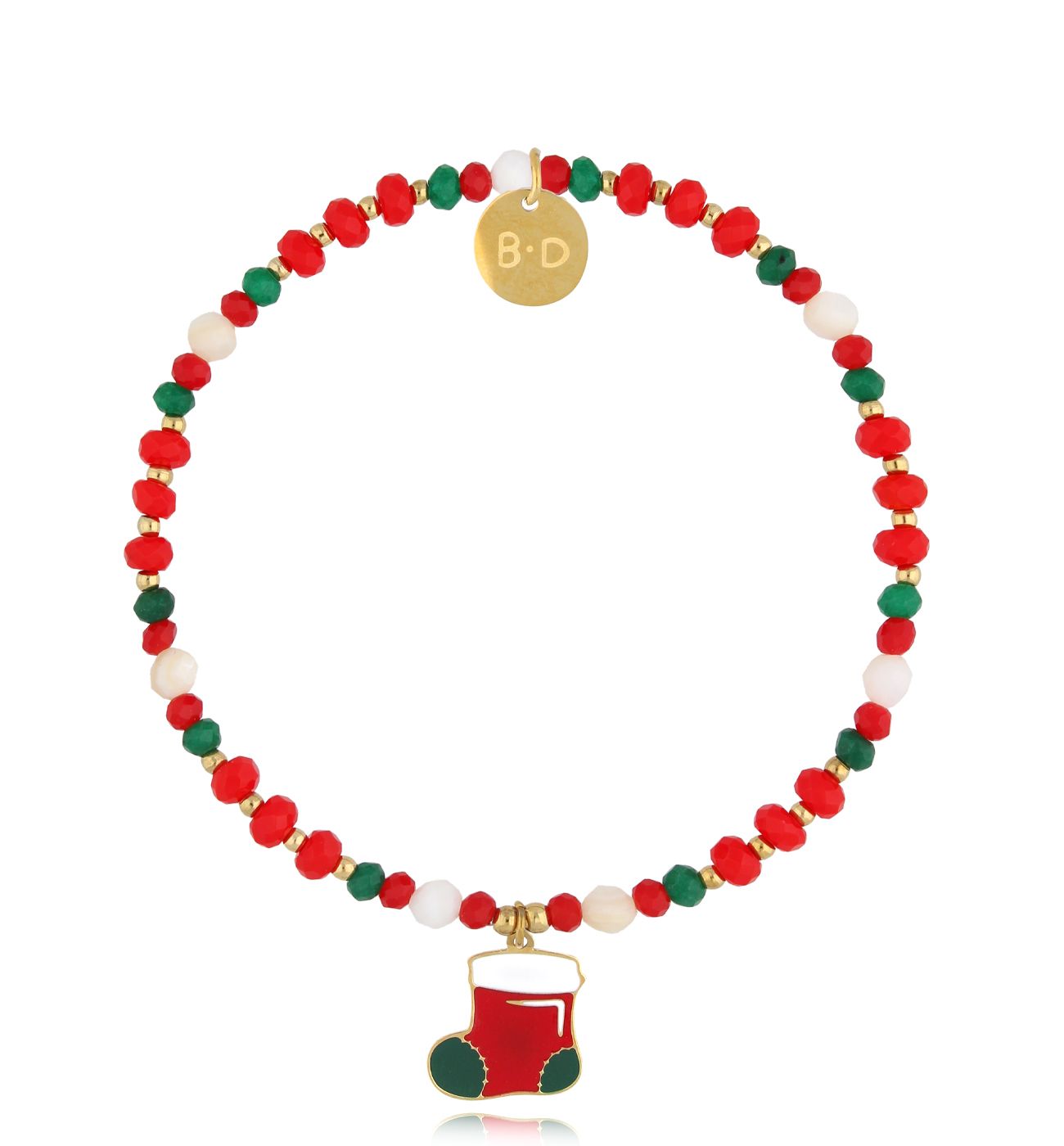 Bransoletka czerwona z bucikiem All I Want BTW2448