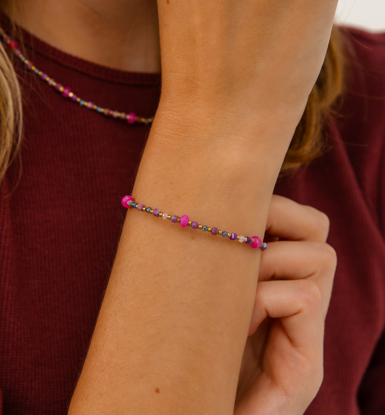 Bransoletka z fosforytami Serenity - By Dziubeka