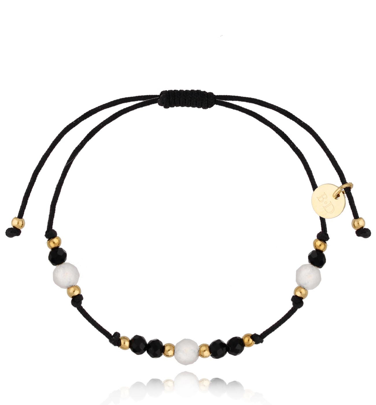 Bransoletka z kamieniami księżycowymi Universe Stones - By Dziubeka