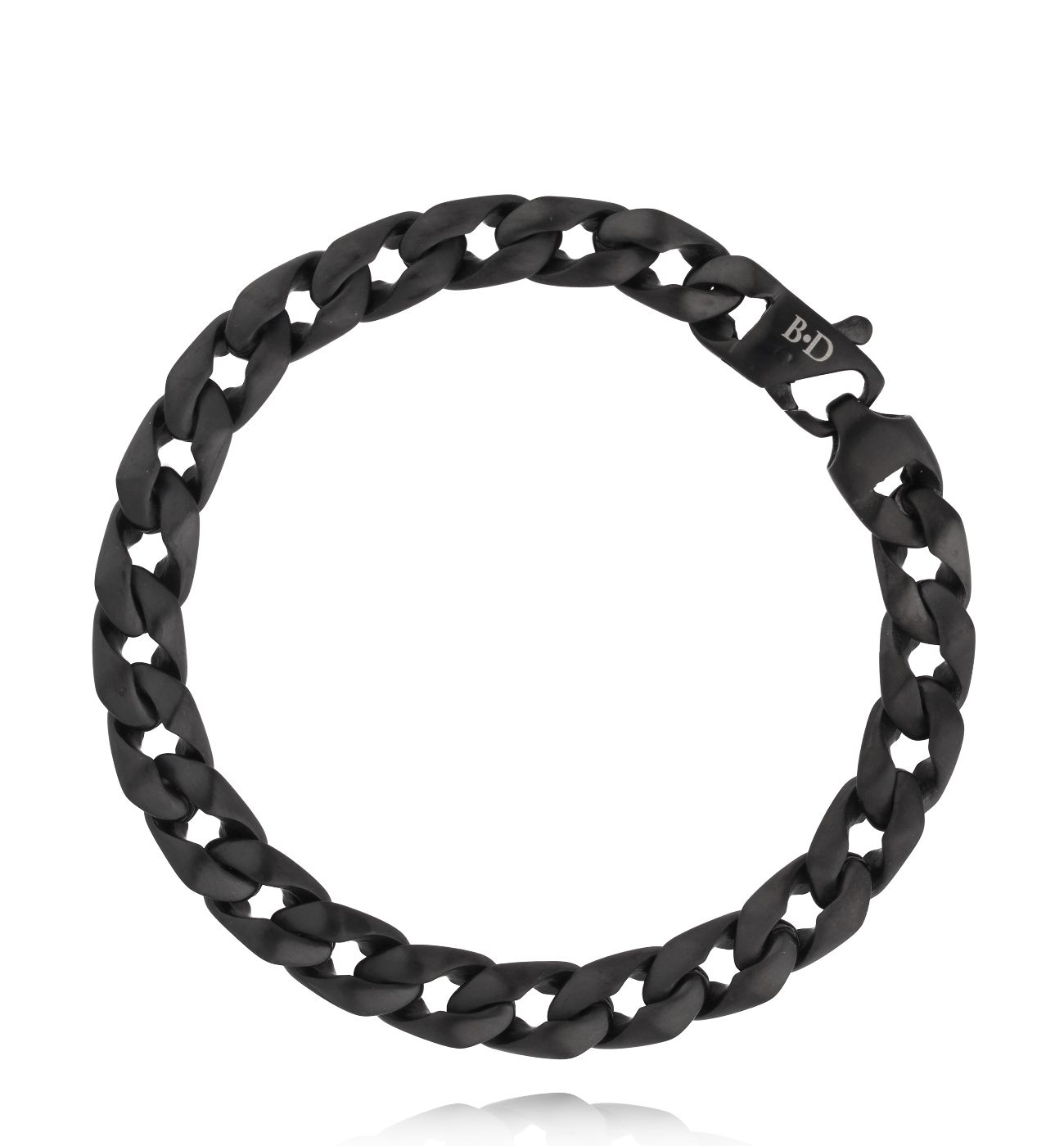 Bransoletka męska z czarnym łańcuchem Gizor BMITC0568