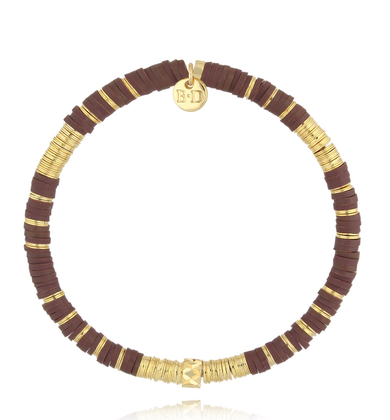 Bransoletka złoto brązowa - By Dziubeka