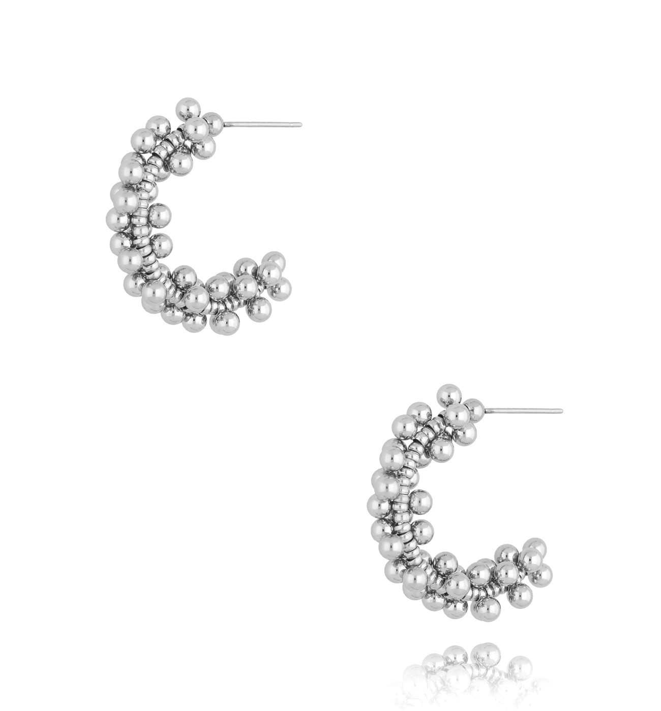 Kolczyki srebrne z kuleczkami Mini Balls KSA1459