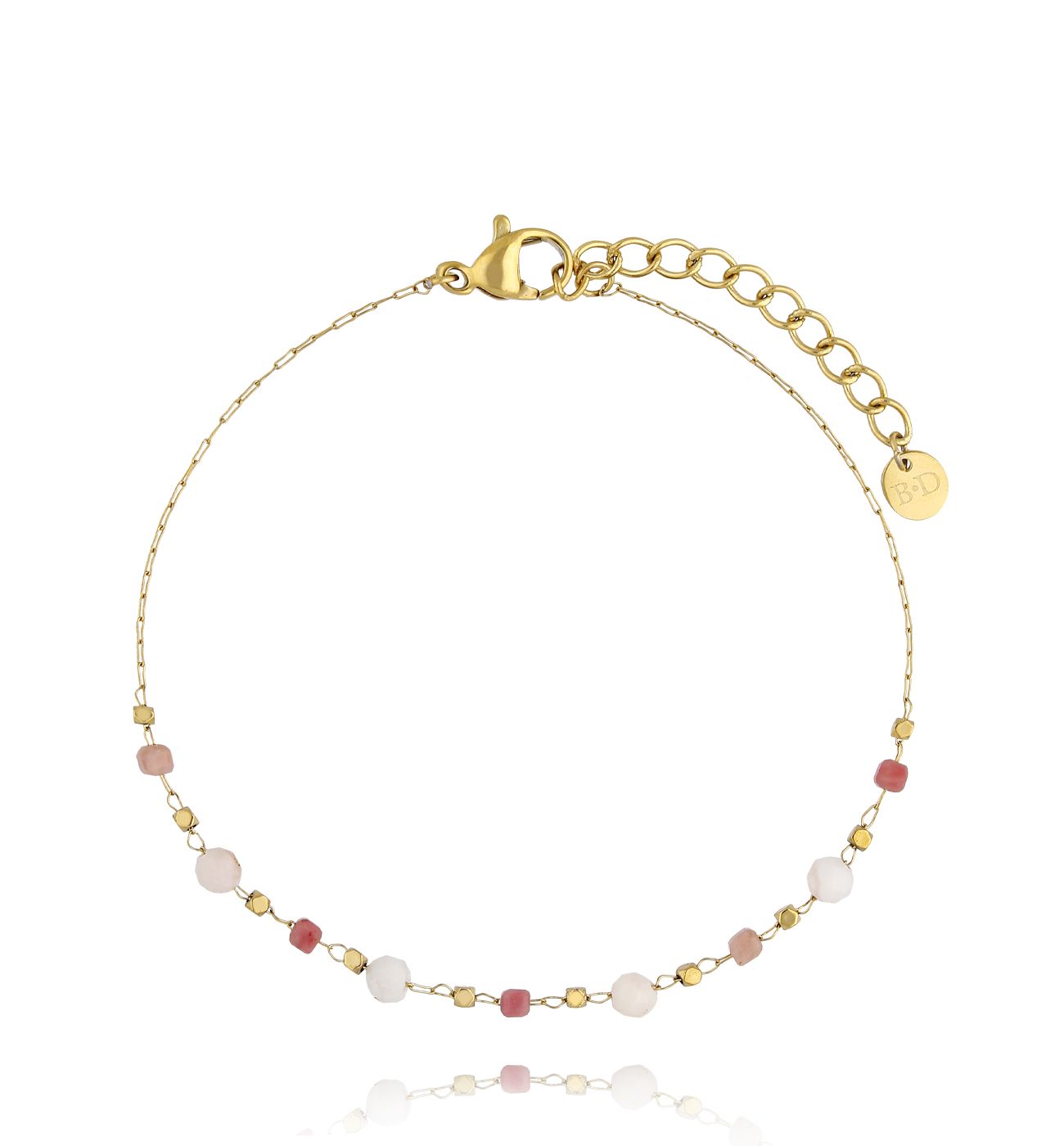 Bransoletka z różowymi opalami Mystique BPA0480