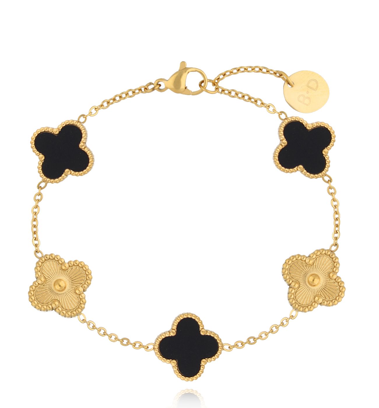 Bransoletka z koniczynkami Clovers BSY0114