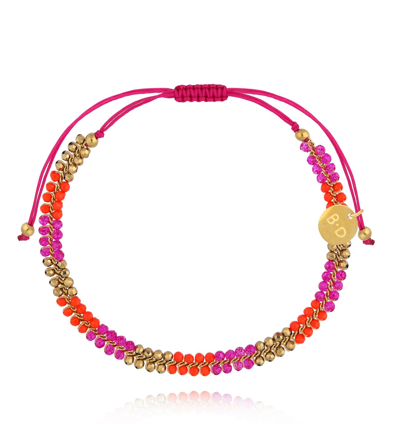 Bransoletka fuksjowa - By Dziubeka