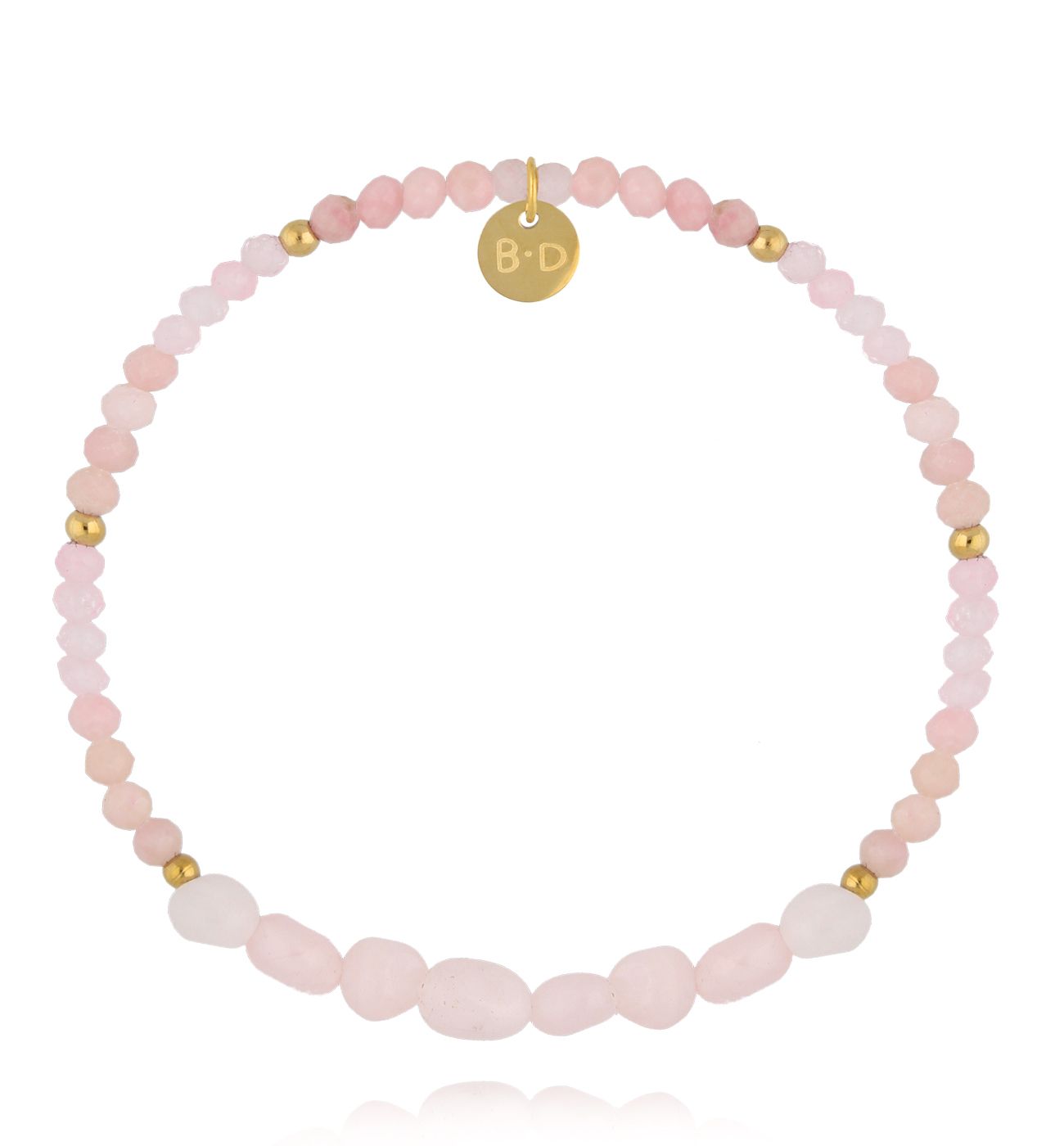 Bransoletka z kwarcami różowymi BTW3484