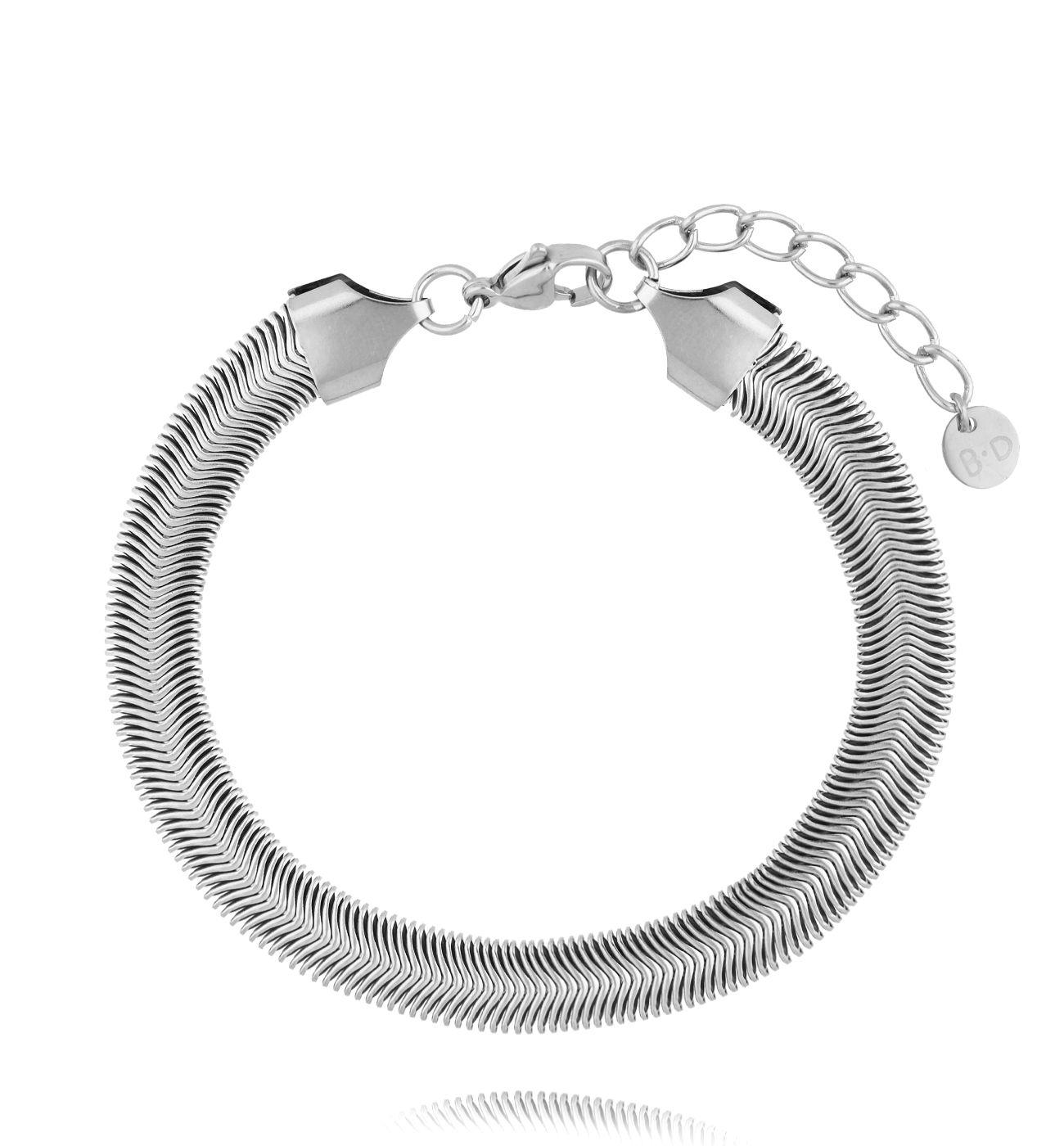 Bransoletka srebrna żmijka BSY0288