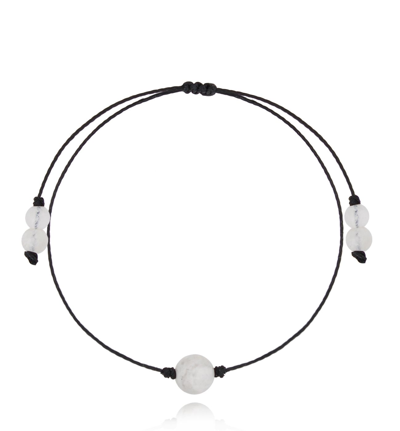 Bransoletka z kamieniem księżycowym Birthstones BGL0779 - By Dziubeka