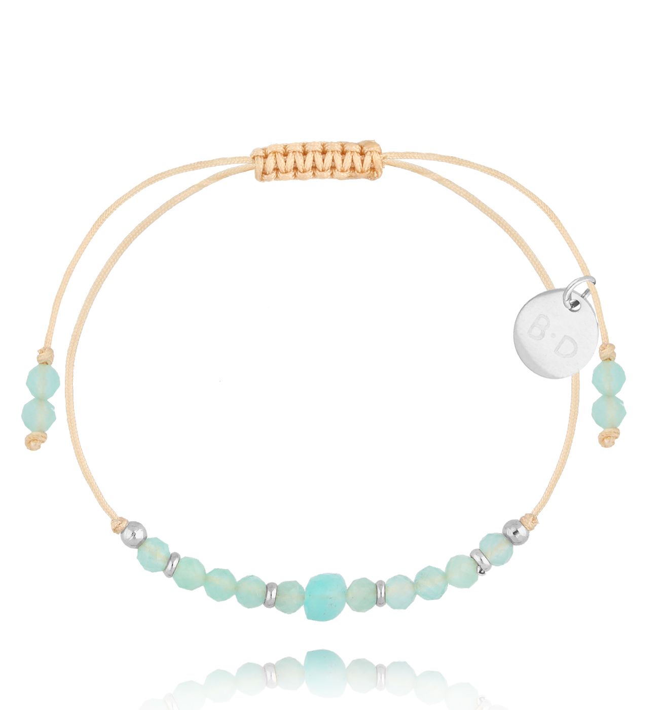 Bransoletka turkusowa z kamieniami naturalnymi Galena BMT0012