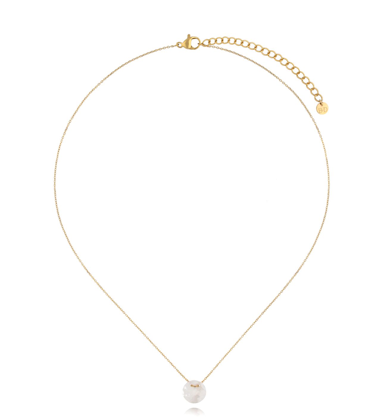 Naszyjnik z kamieniem księżycowym NPA1229