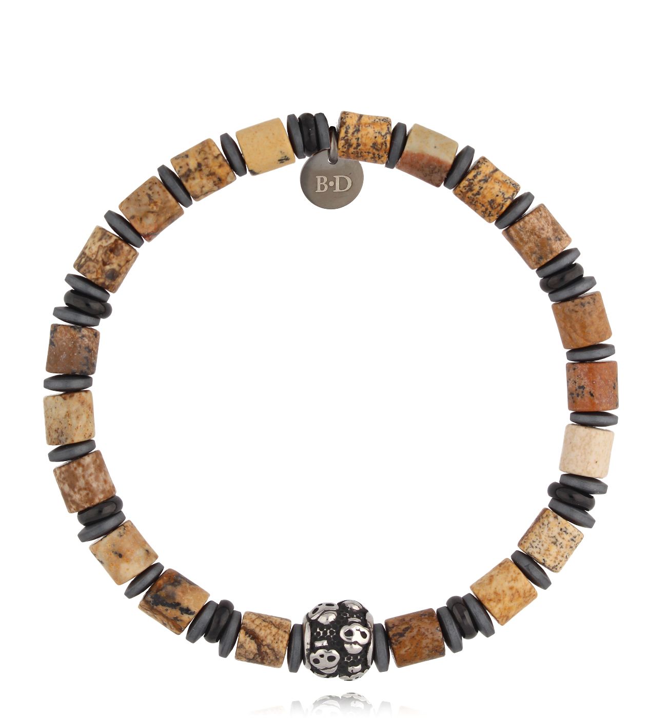 Bransoletka z jaspisami Asmund BMITC0494