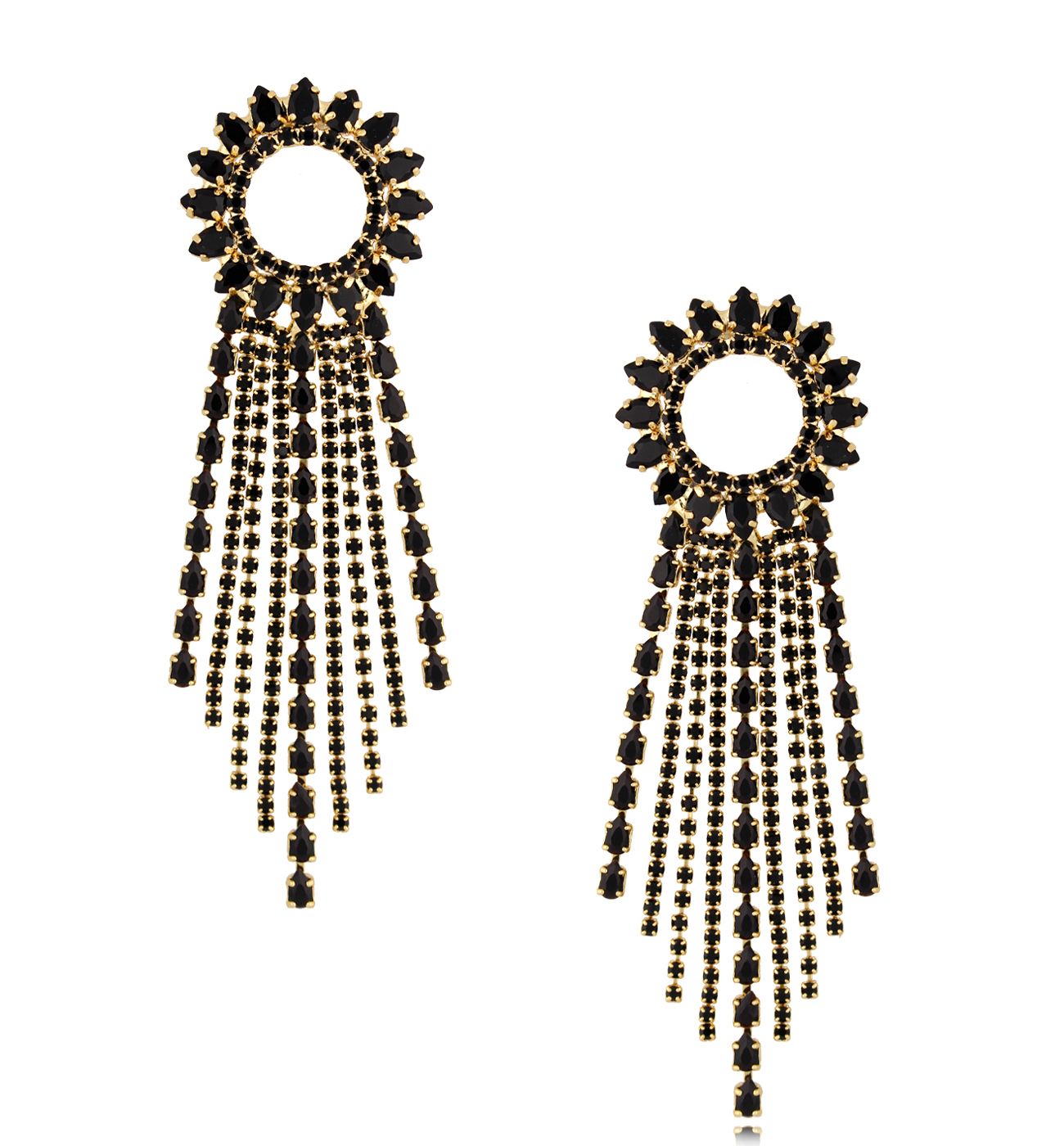 Kolczyki czarne Last Night - By Dziubeka