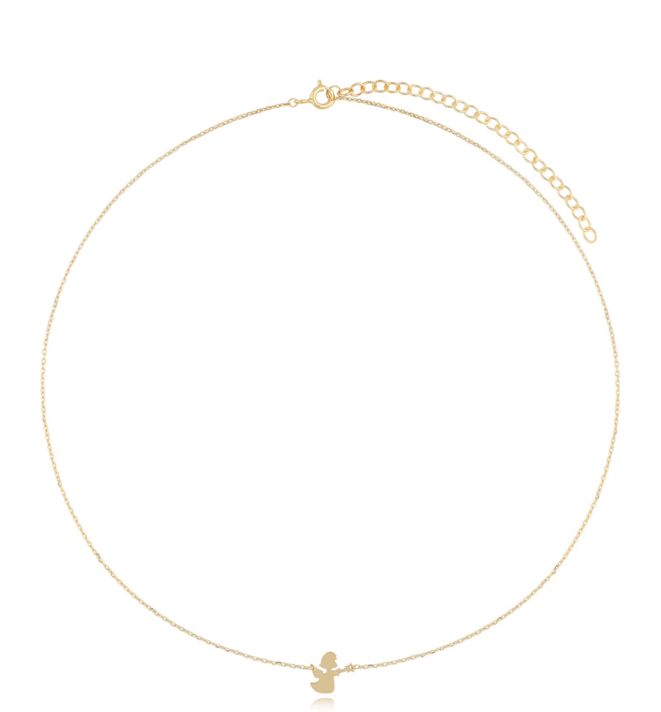 Naszyjnik złoty z aniołkiem Little Angel NSE0150