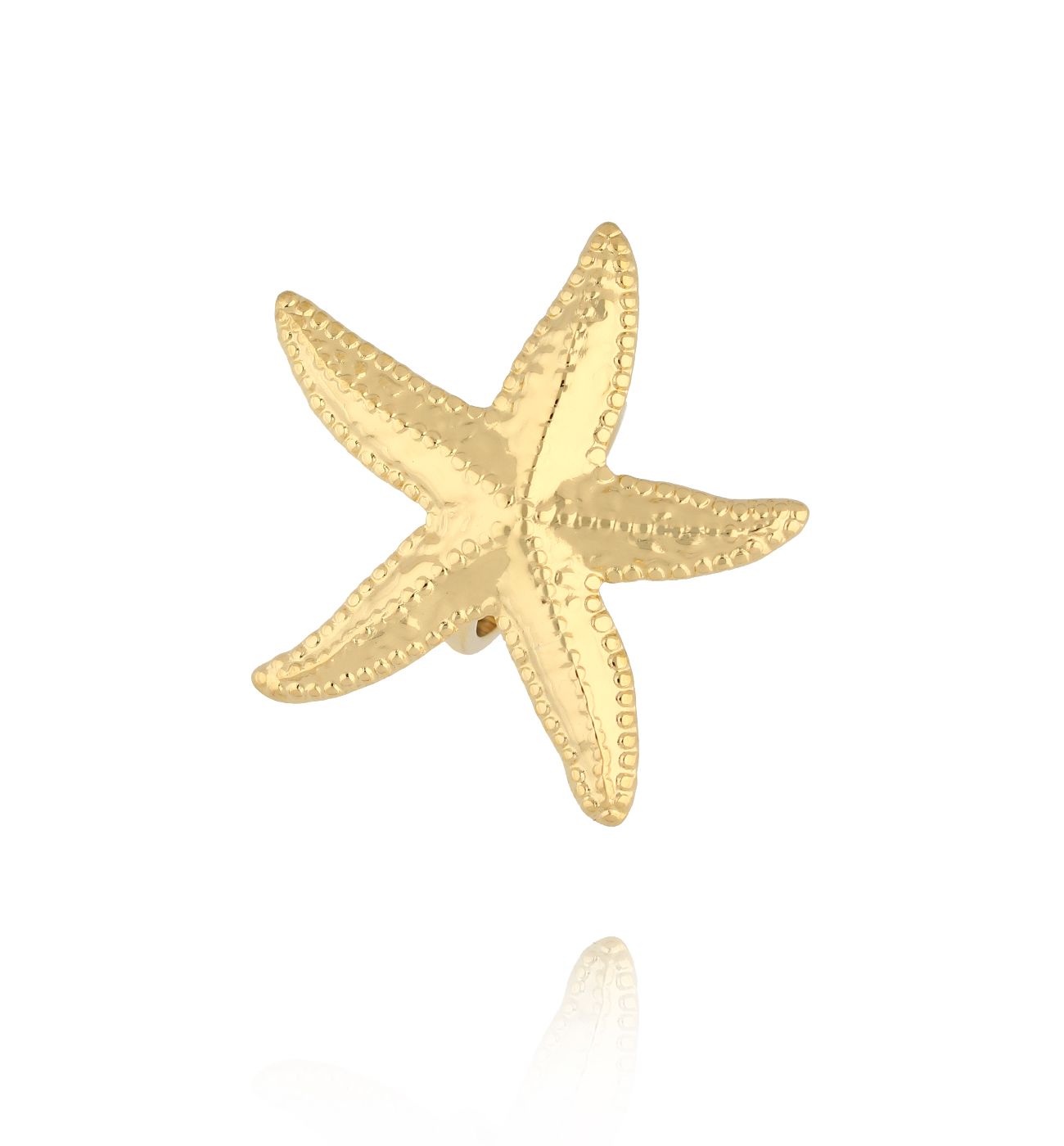 Pierścionek z rozgwiazdą złoty PSY0236