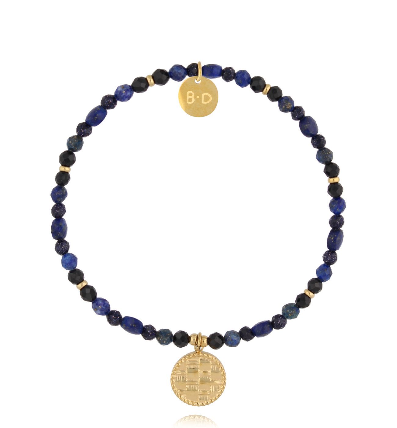 Bransoletka z lapisami i Nocą Kairu - By Dziubeka