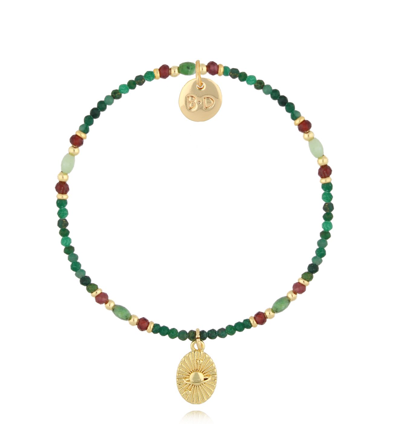 Bransoletka z zoisytami rubinowymi Dream - By Dziubeka