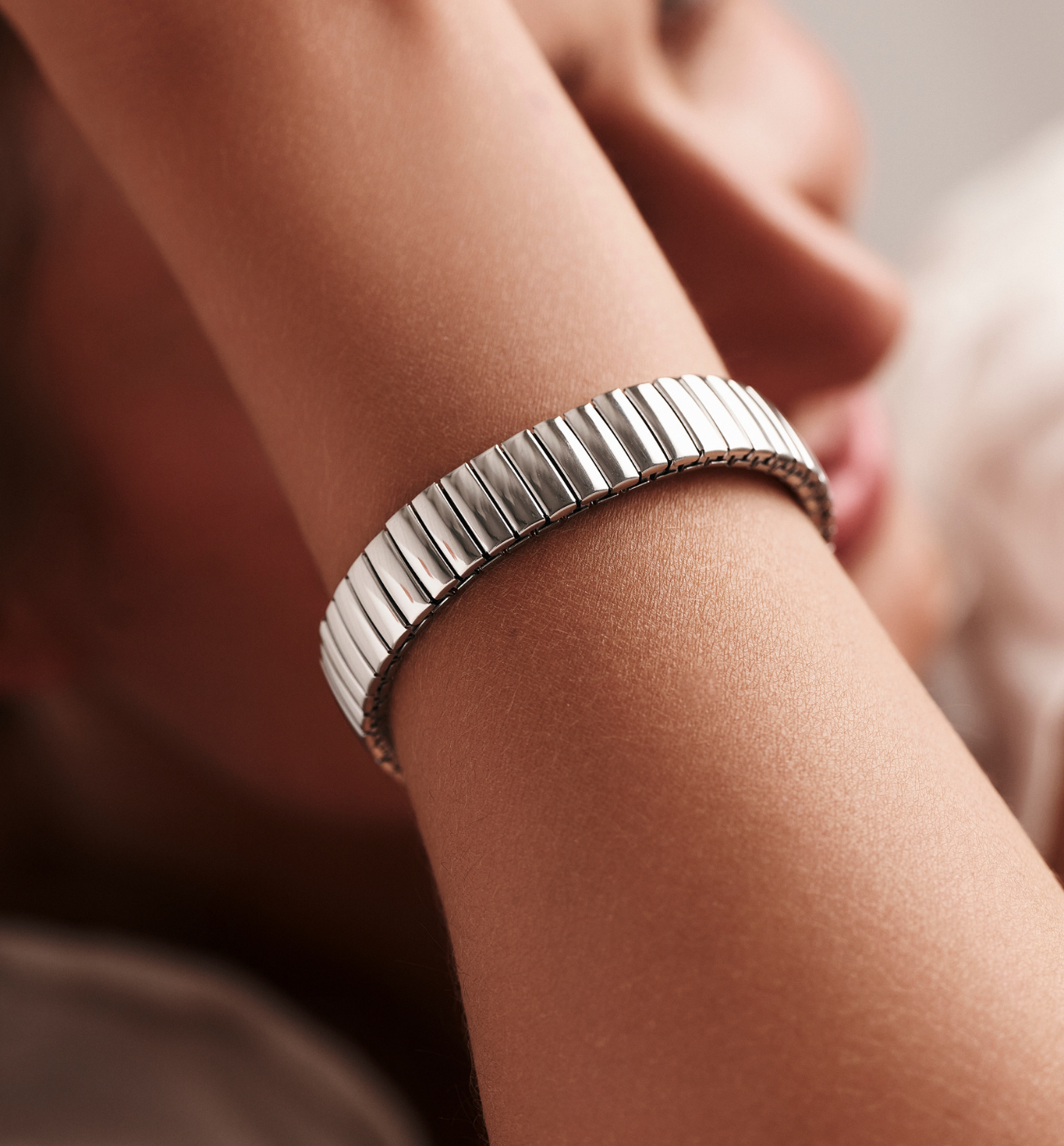 Bransoletka obręcz srebrna BSY0461 - By Dziubeka