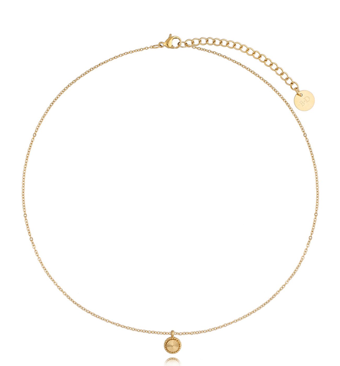 Naszyjnik złoty z kółeczkiem Lille NSA0668